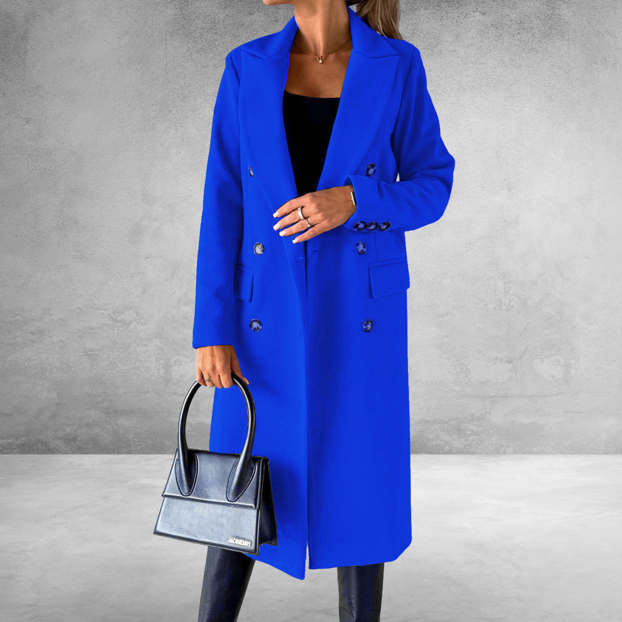 Laurel - Double Breasted Lapel Coat
