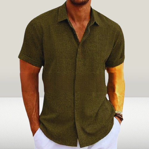 Álvaro – Textured Short Sleeve Shirt
