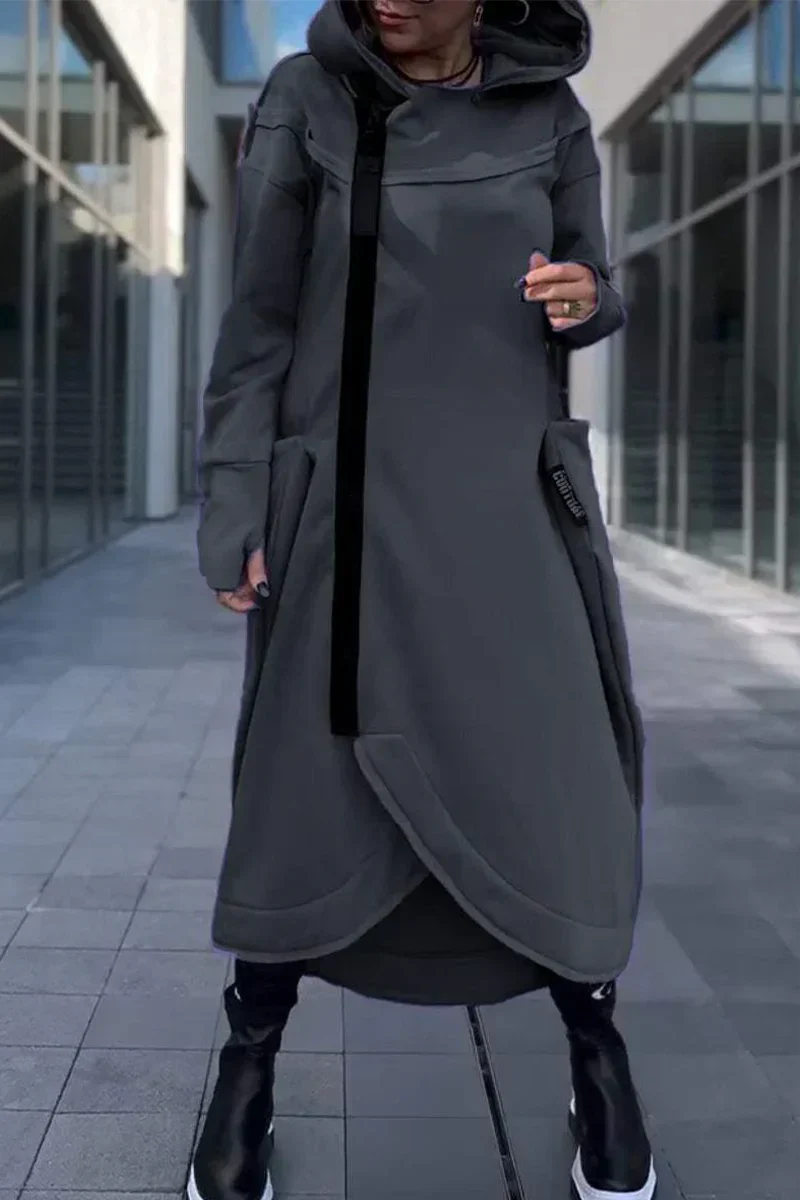Marie - Cappotto lungo con cappuccio