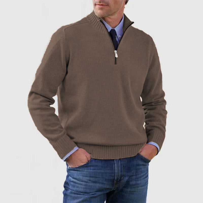 Alden - Stand Collar Sweater