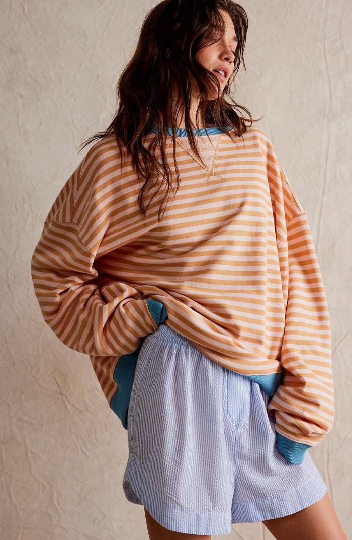 MANA™ – Striped Oversized Sweater 🍂✨