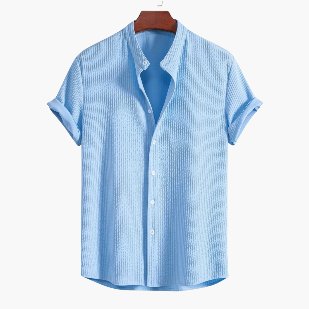 Carlos – Ribbed Collar Shirt