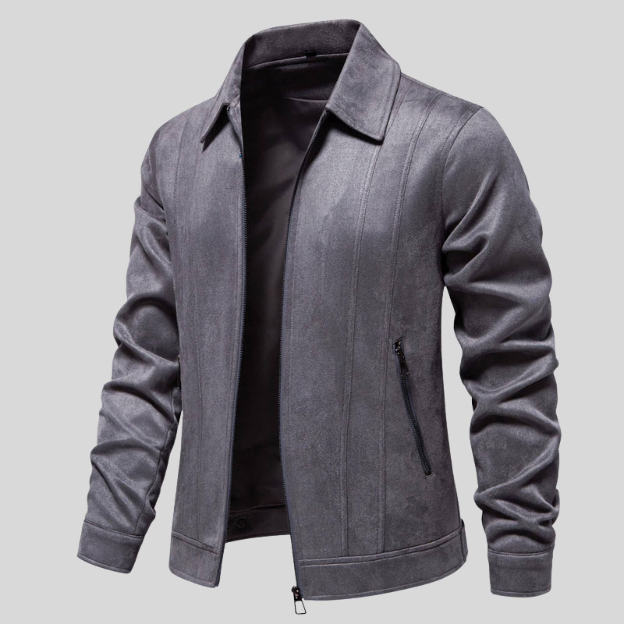 Karter - Suede Zipper Jacket