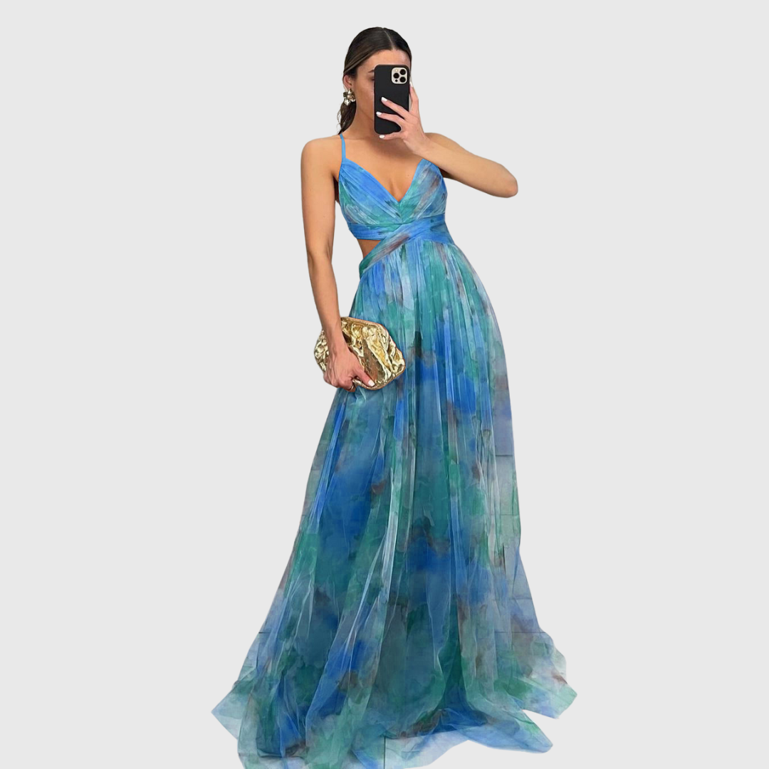Alma – Abito Maxi Plissettato