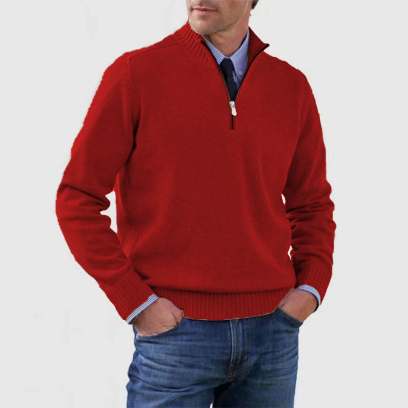 Alden - Stand Collar Sweater
