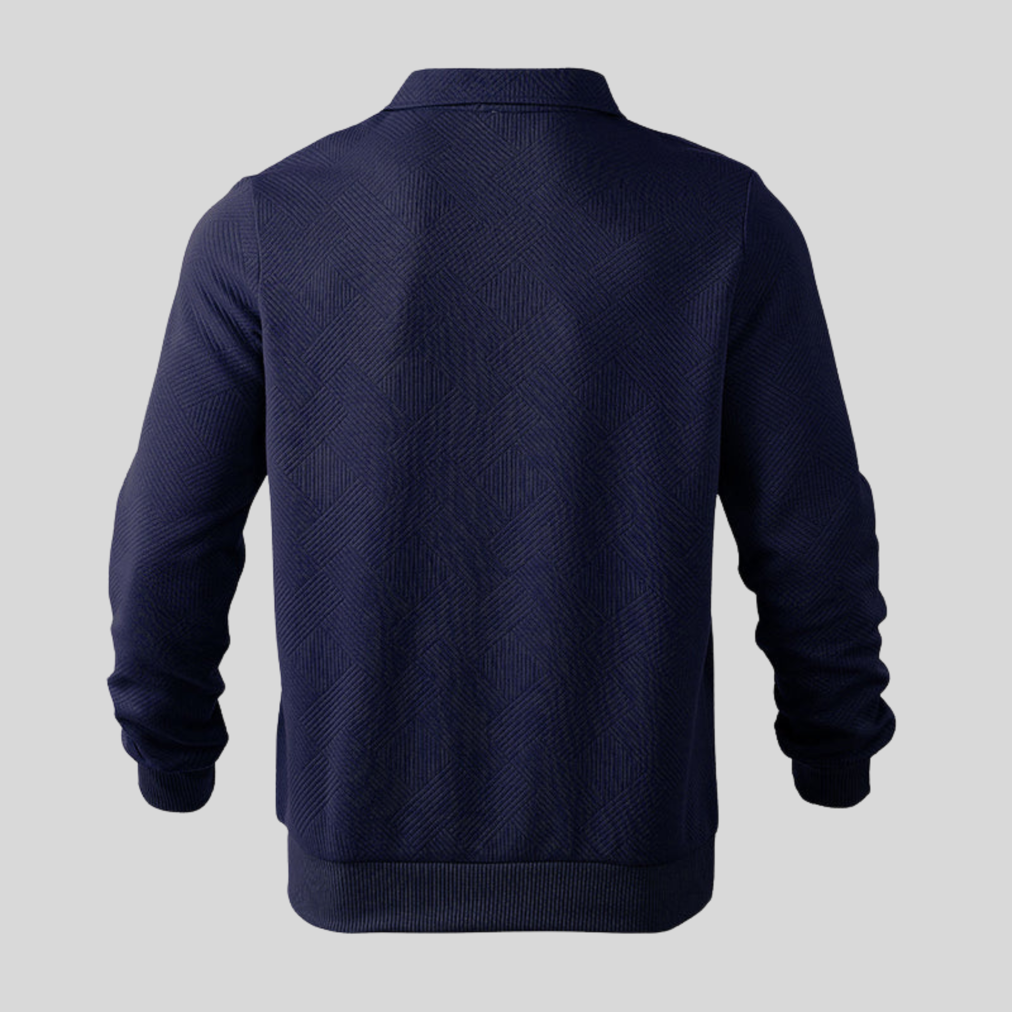Nikolas - Jacquard Half-Zip Sweatshirt