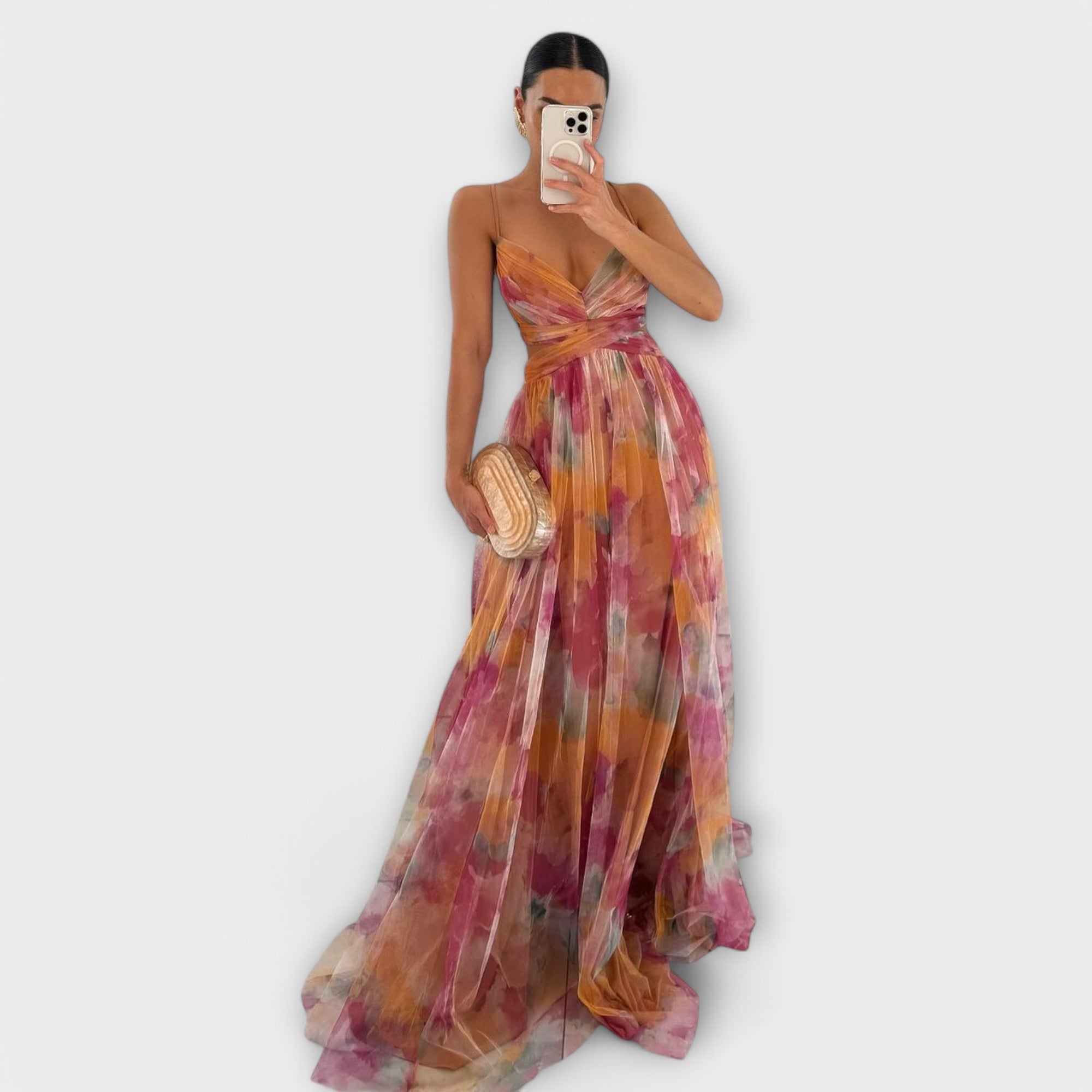 Alma – Abito Maxi Plissettato