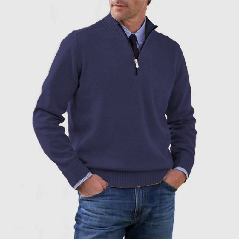 Alden - Stand Collar Sweater