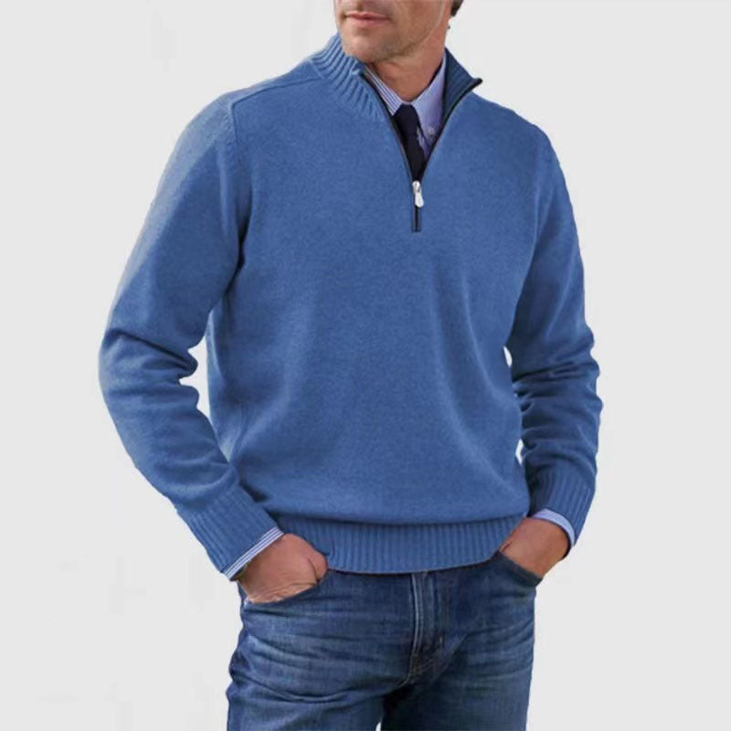 Alden - Stand Collar Sweater