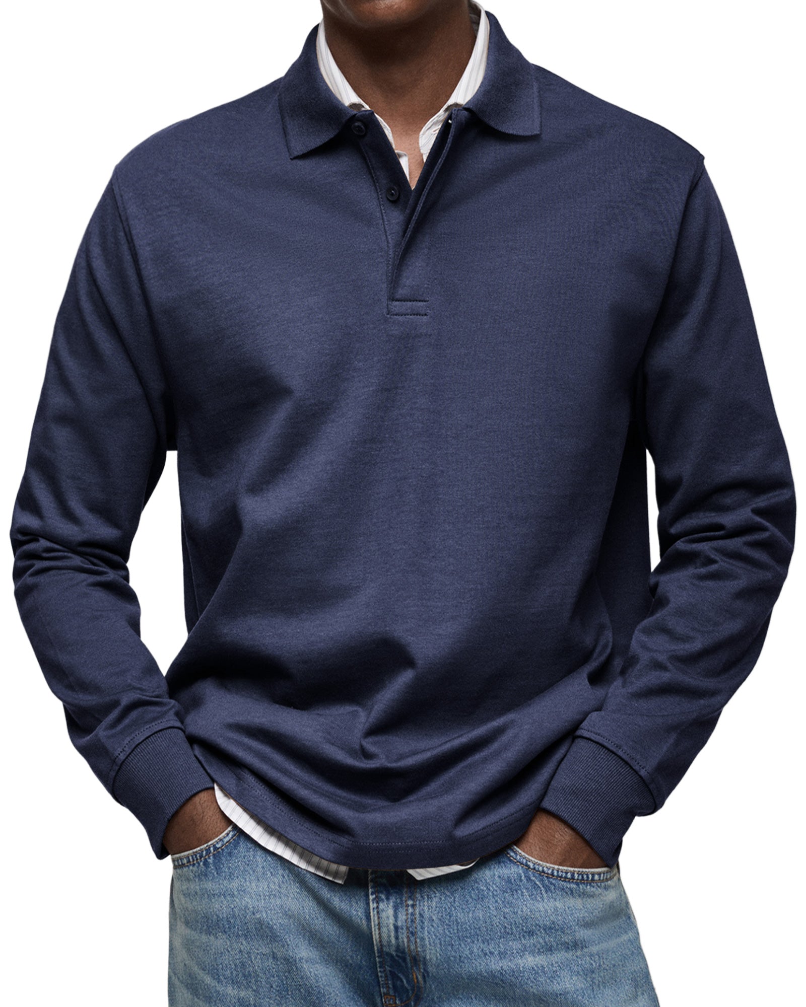 Santiago – Casual Long Sleeve Polo