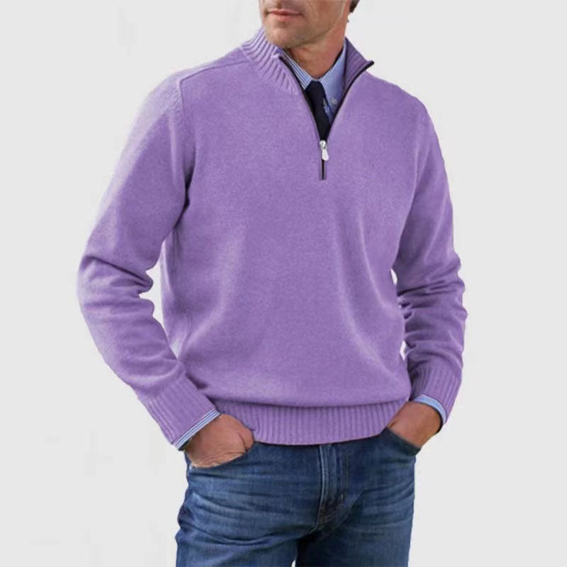 Alden - Stand Collar Sweater