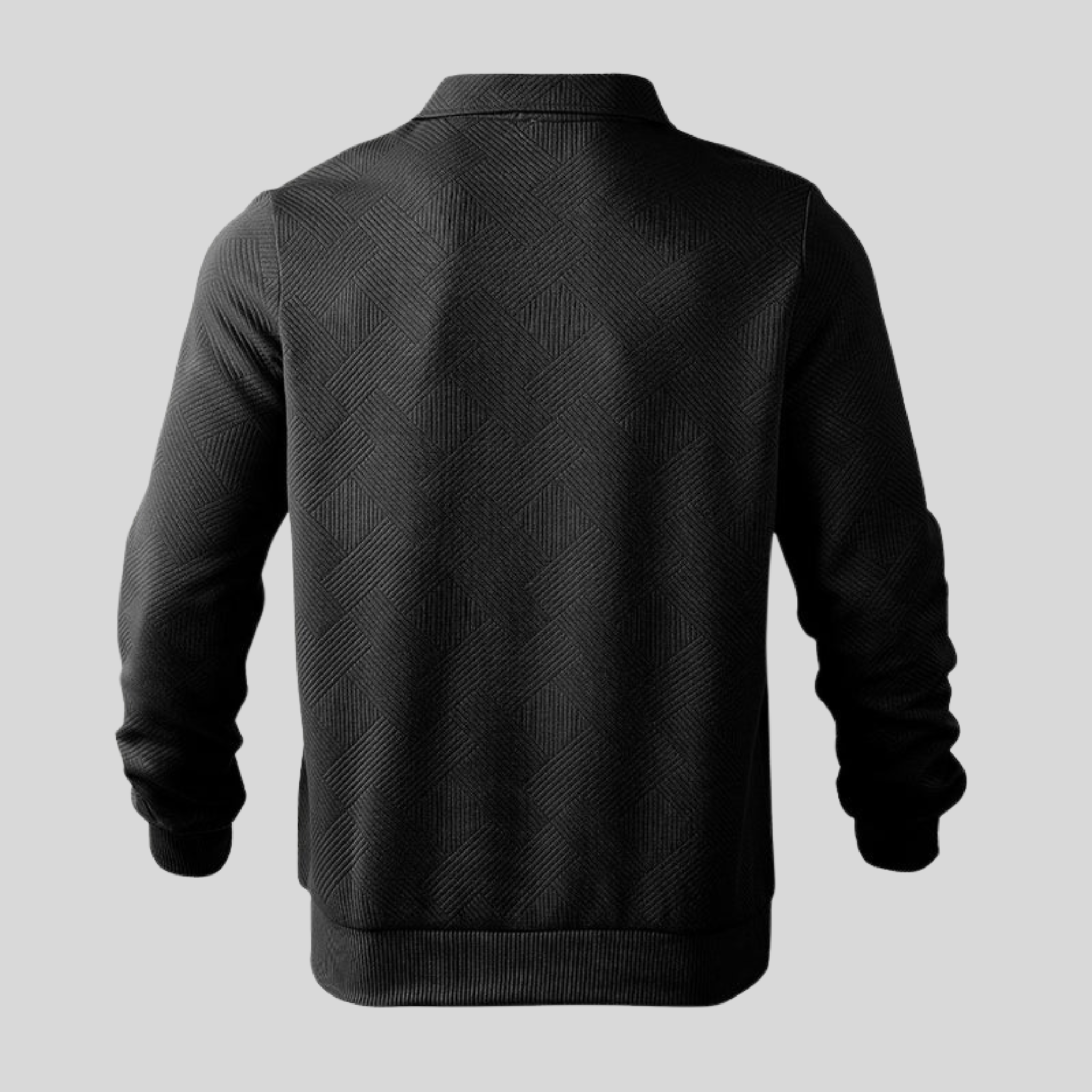 Nikolas - Jacquard Half-Zip Sweatshirt
