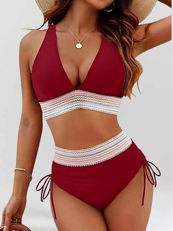 Lidia – Set Bikini a Vita Alta con Controllo Pancia