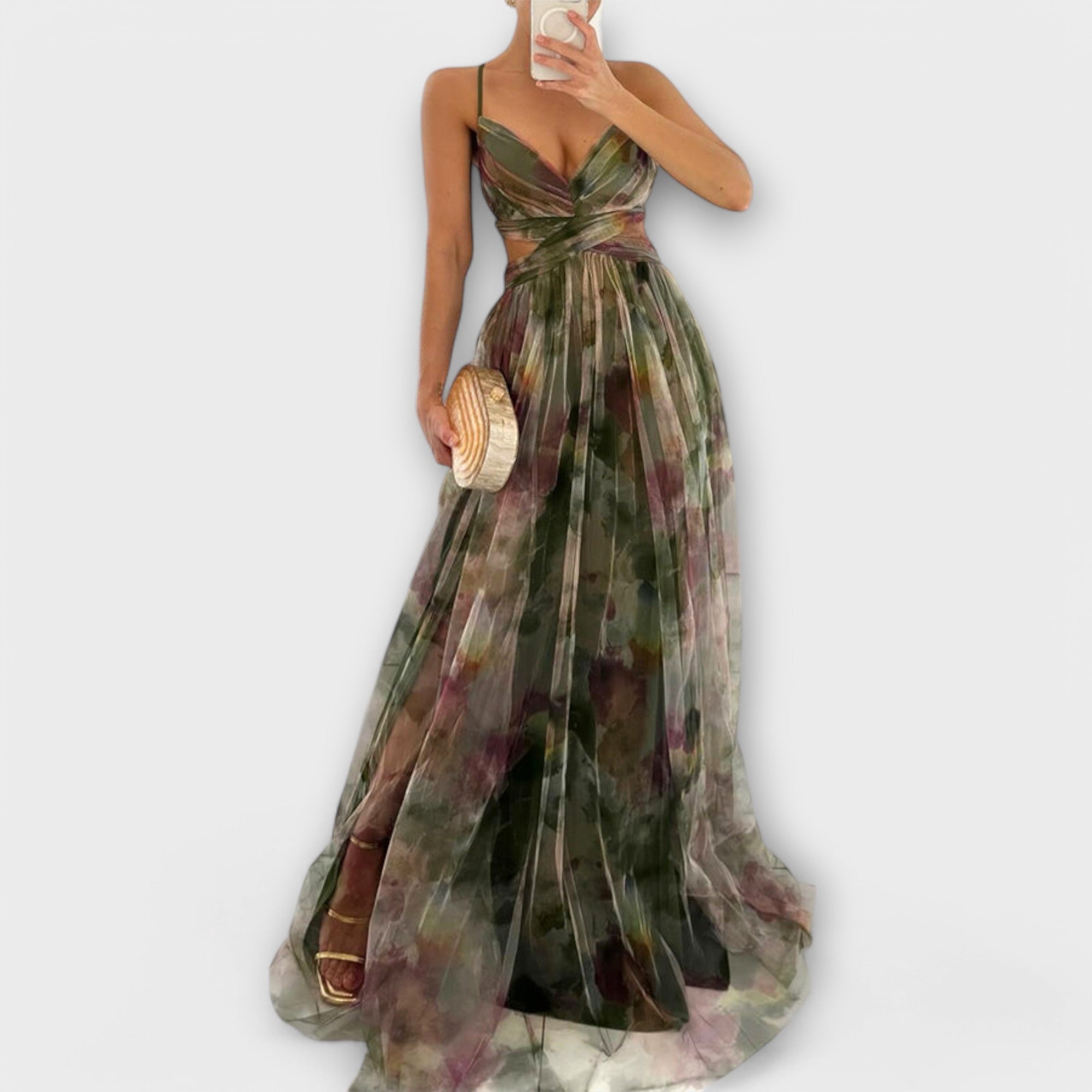Alma – Abito Maxi Plissettato