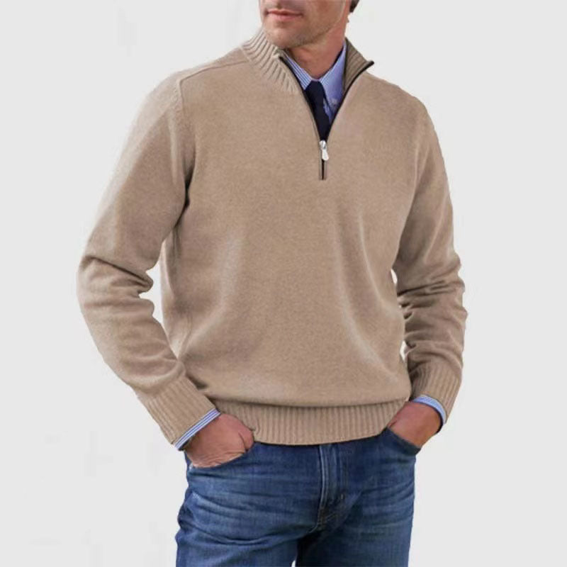 Alden - Stand Collar Sweater