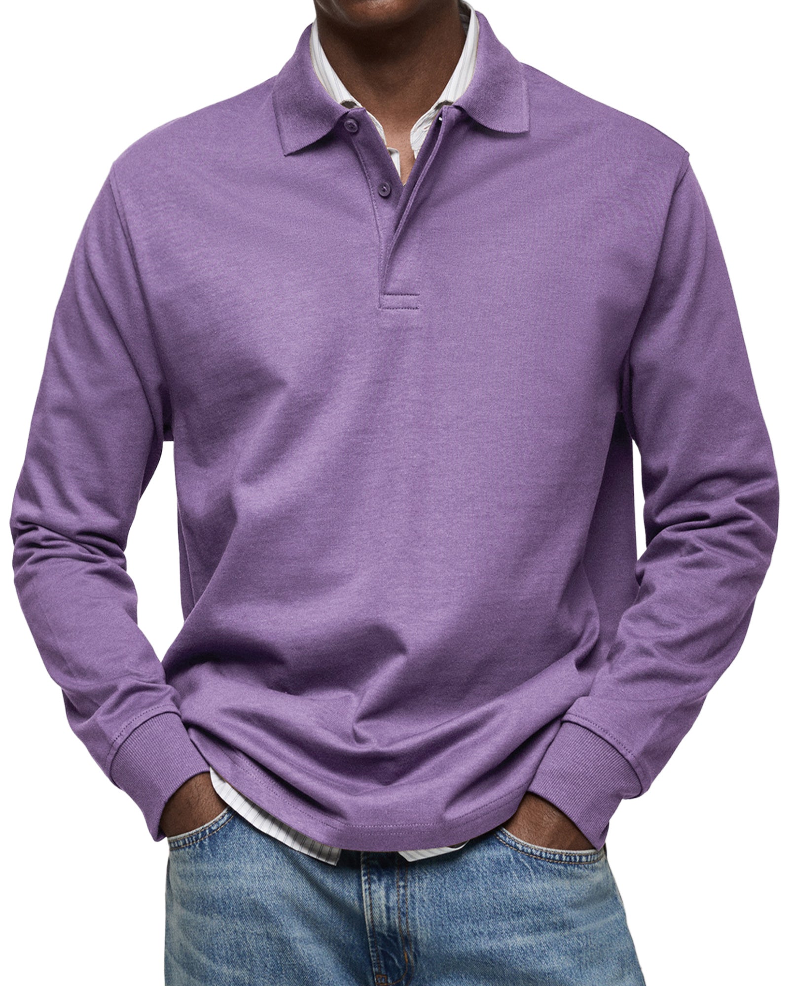 Santiago – Casual Long Sleeve Polo