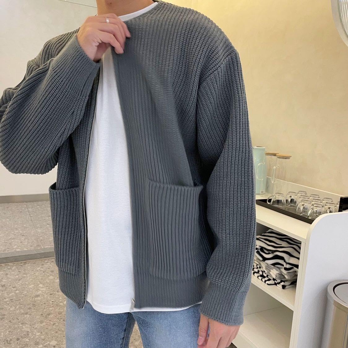 León – Cardigan Casual in Maglia