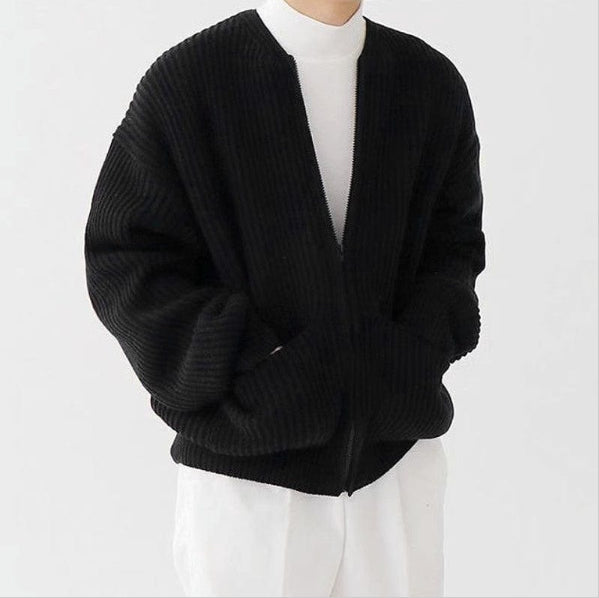 Jaime - Zip-Up Knitted Cardigan