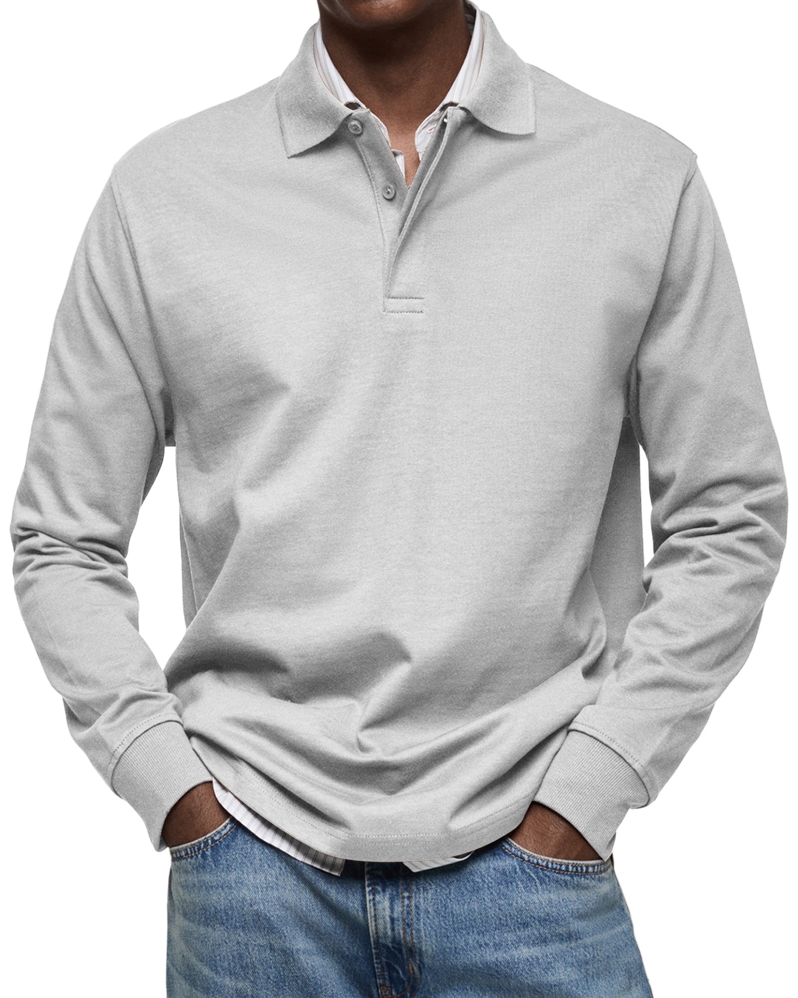 Santiago – Casual Long Sleeve Polo