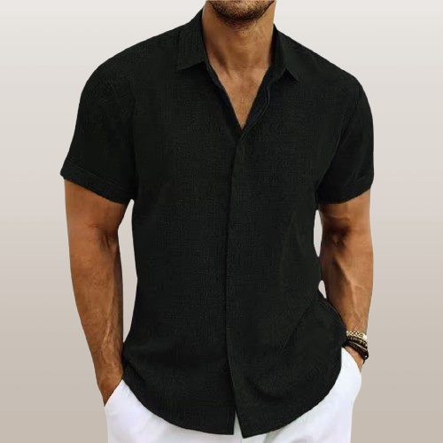 Álvaro – Textured Short Sleeve Shirt