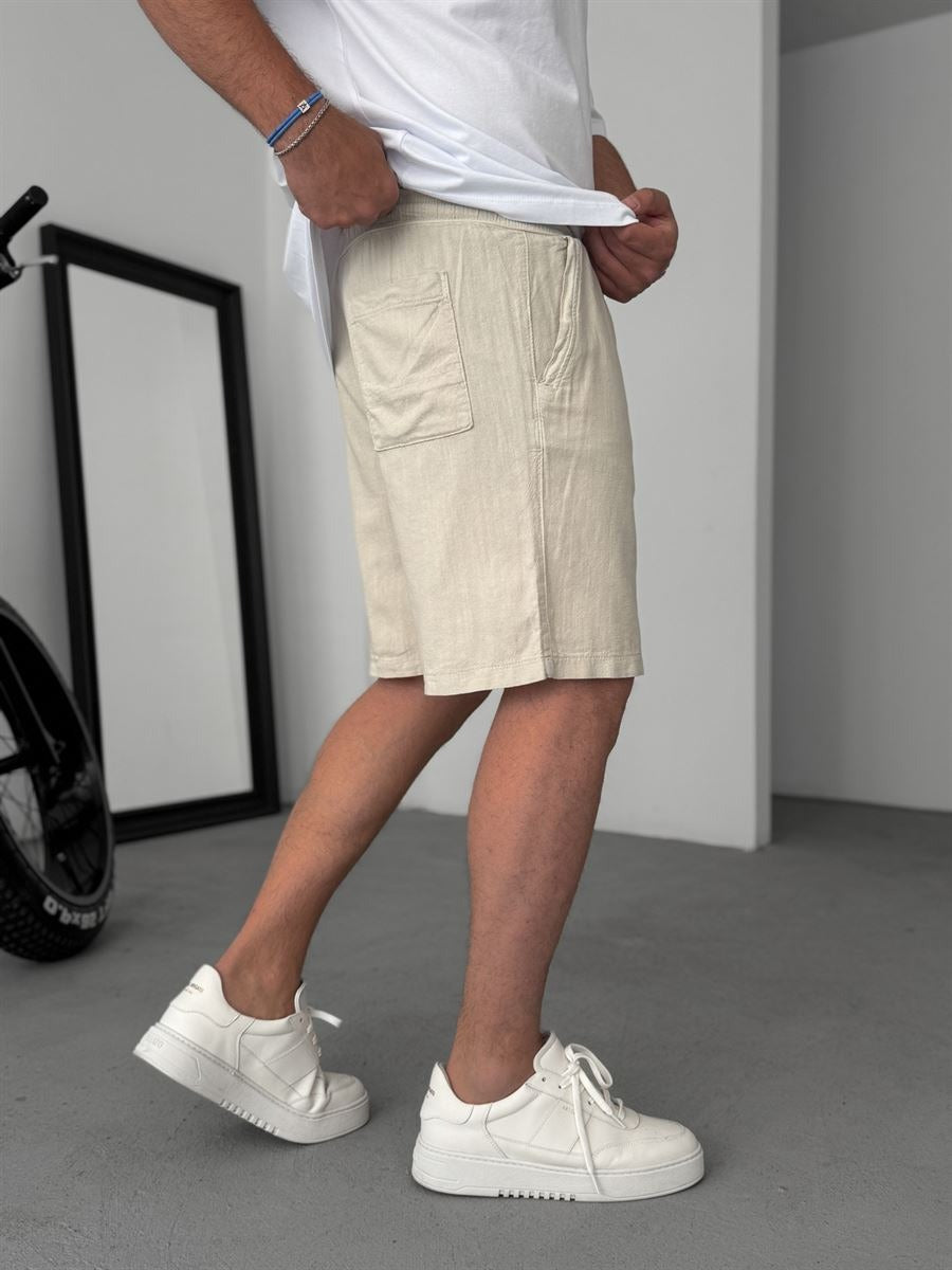 Leo – Pantaloncini in cotone con coulisse