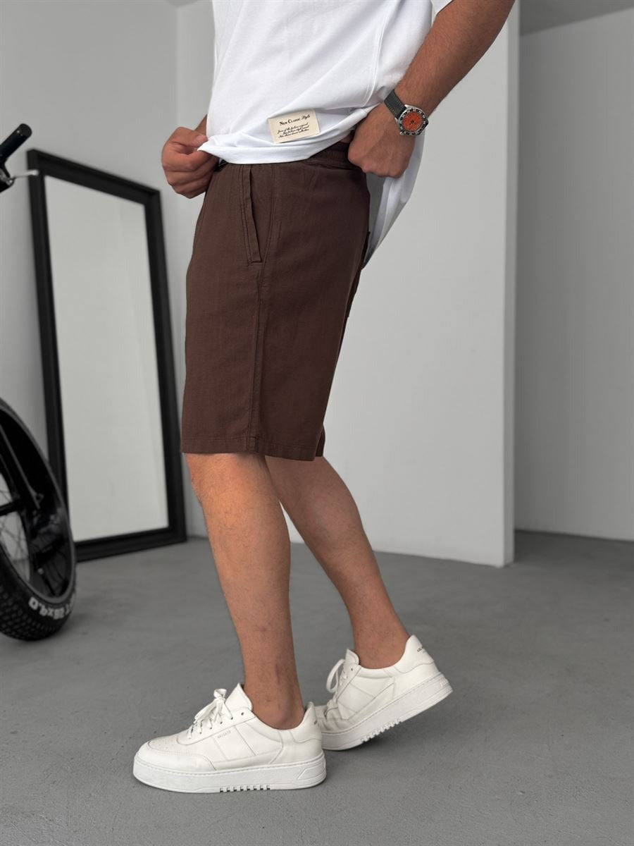 Leo – Pantaloncini in cotone con coulisse