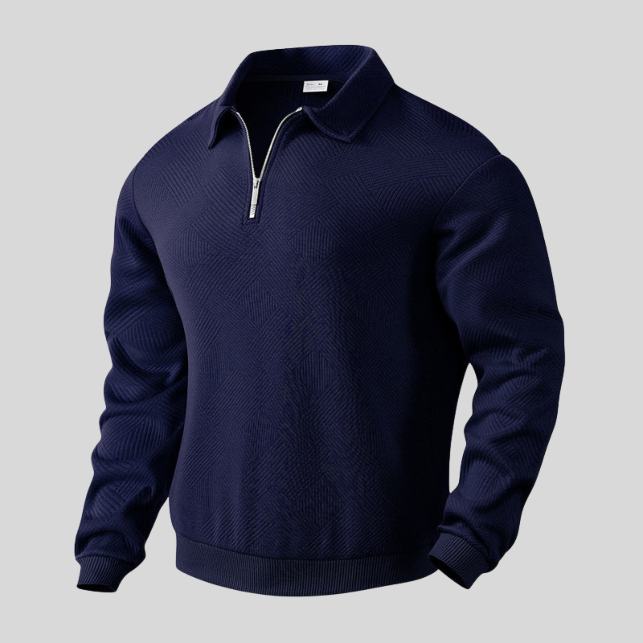 Nikolas - Jacquard Half-Zip Sweatshirt