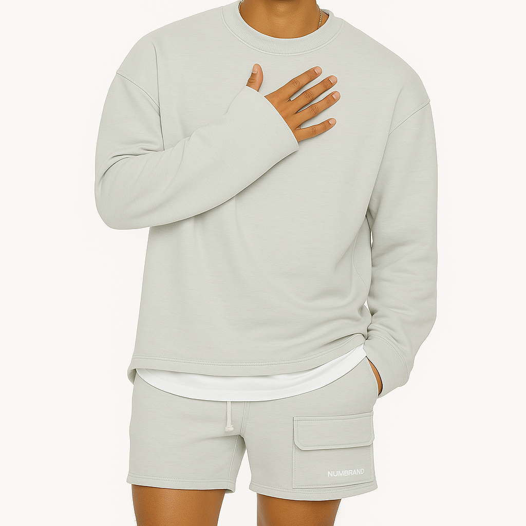 Theo – 2-Piece Set (Sweatshirt + Shorts)