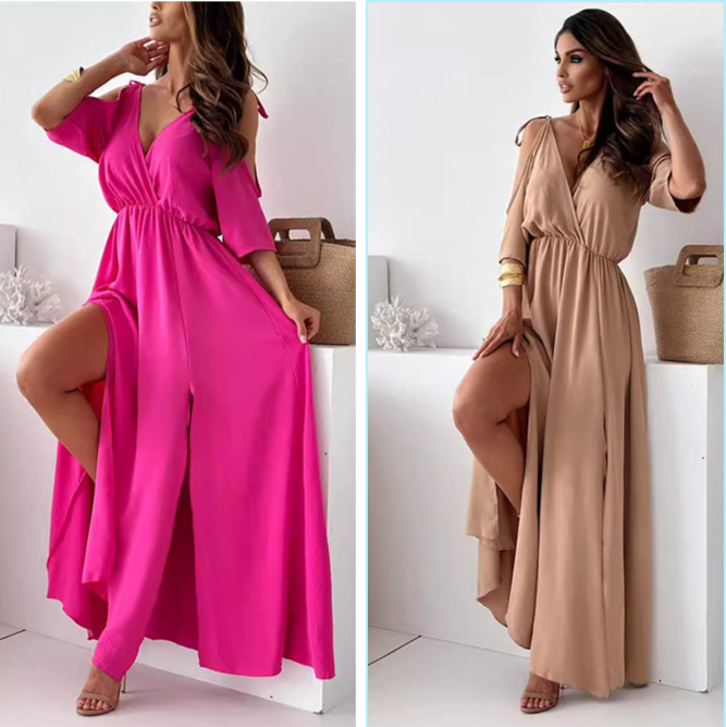 Noor - Side Split Dress