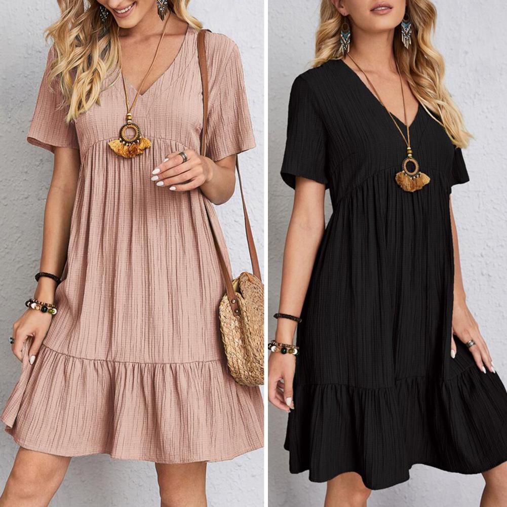Carmina – Elegant Dress with Belly Covering