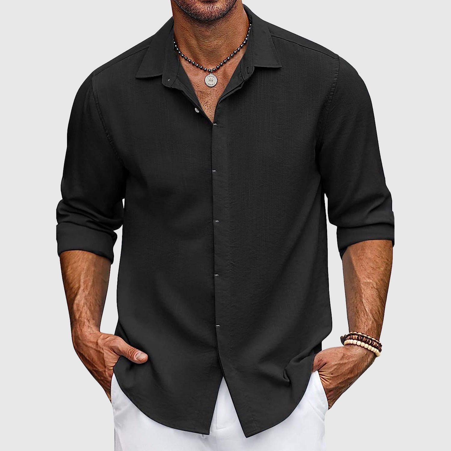 Camicia in cotone Santorini