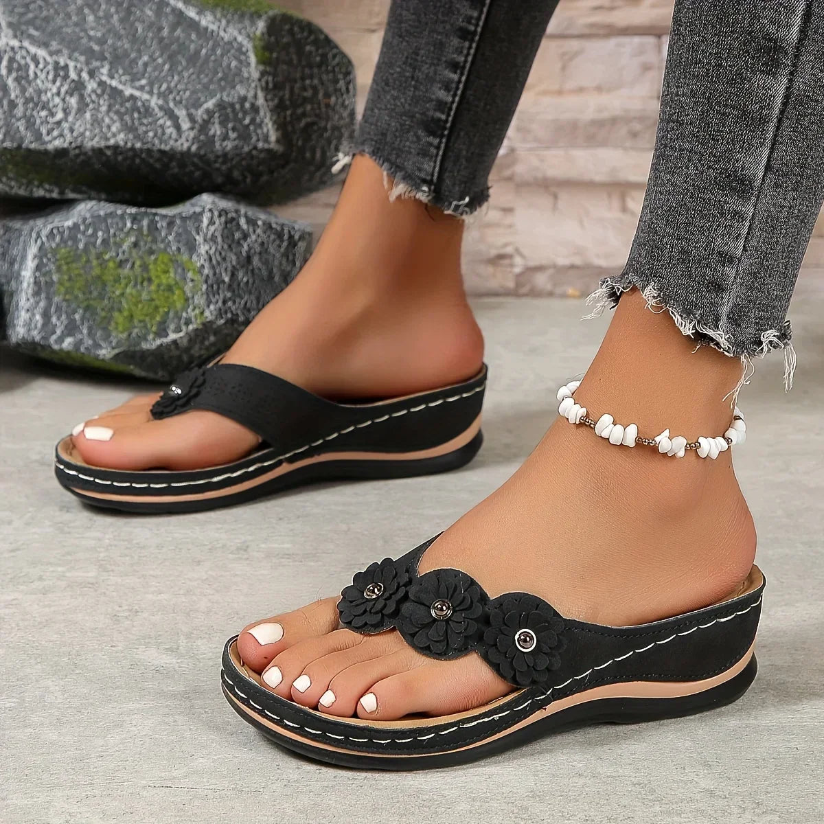 Margaux – Blumensandalen