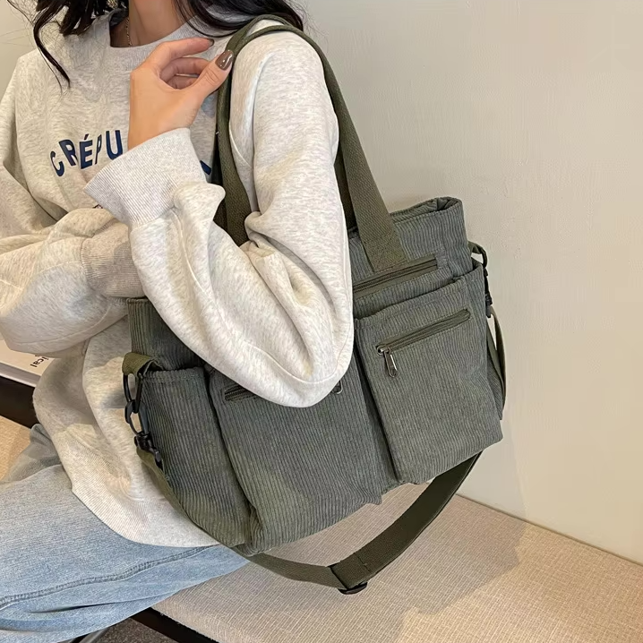 Nerea - Corduroy Tote Bag