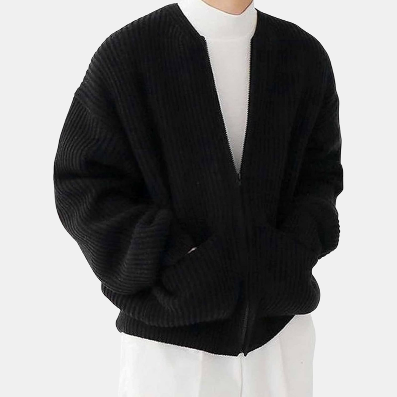 León – Cardigan Casual in Maglia