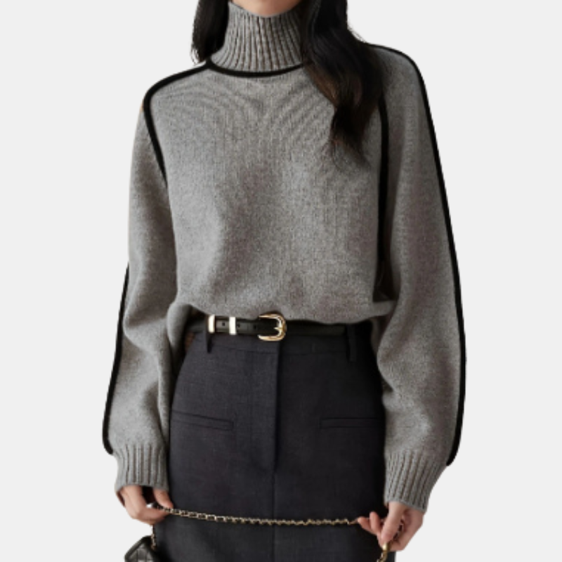 Lucia – Knitted Turtleneck Sweater