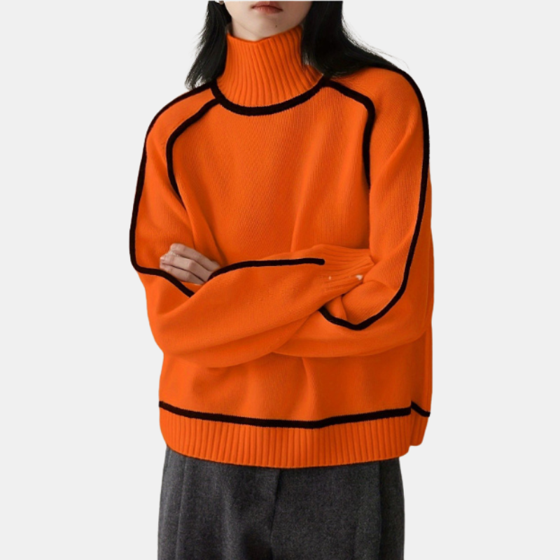 Lucia – Knitted Turtleneck Sweater