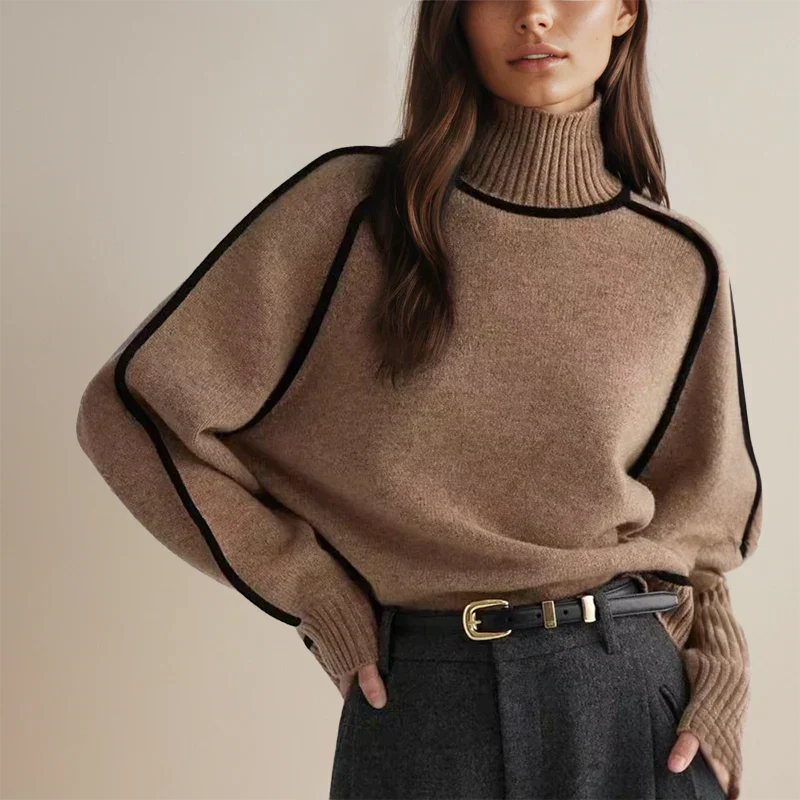 Lola – High-Neck Wool Sweater