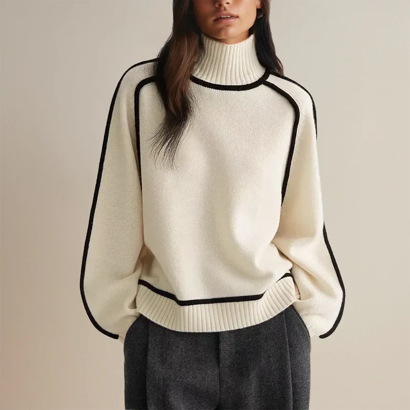 Lola – High-Neck Wool Sweater