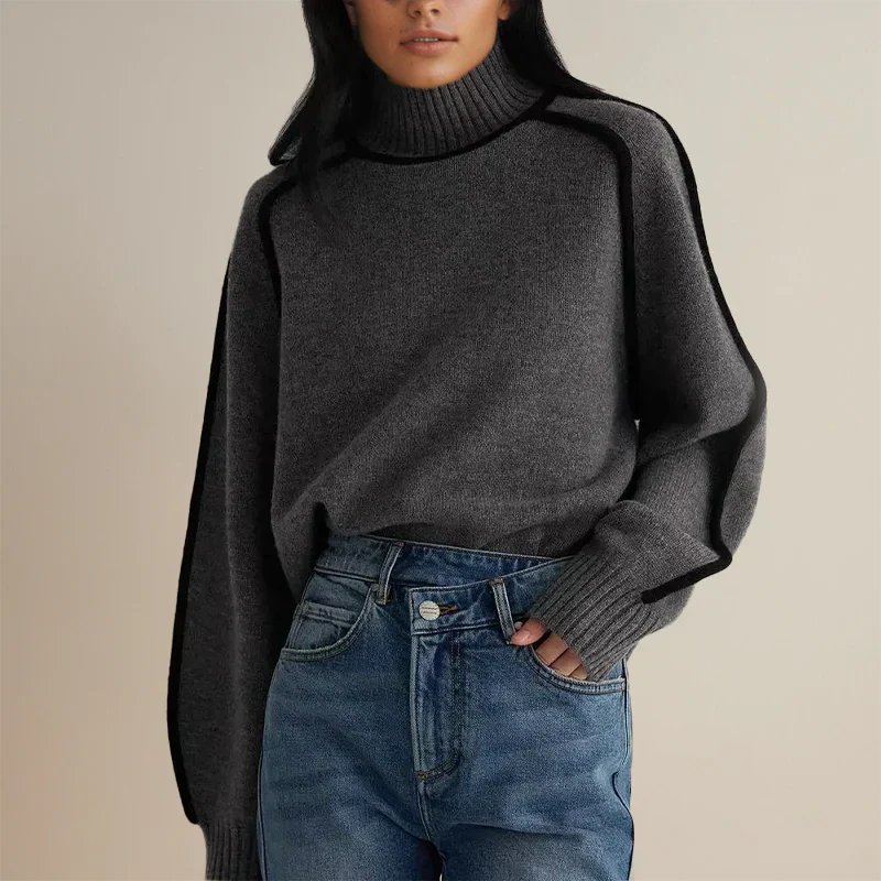 Lola – High-Neck Wool Sweater