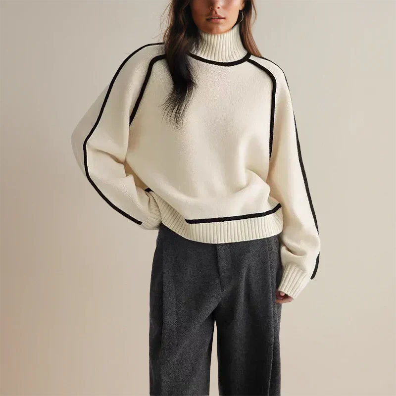 Lola – High-Neck Wool Sweater