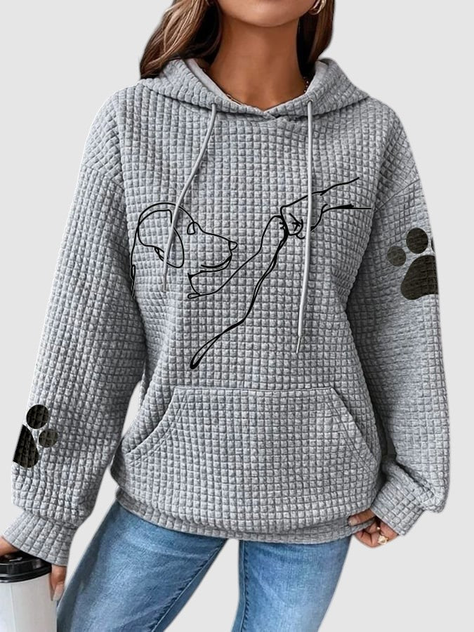 Juana – Waffle Knit Hoodie