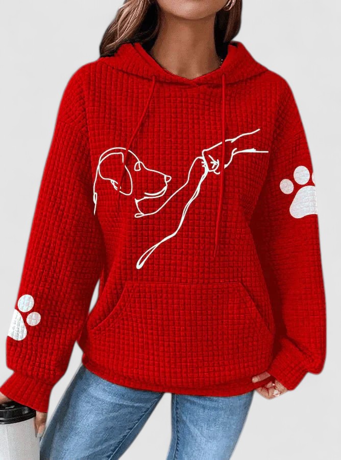 Juana – Waffle Knit Hoodie