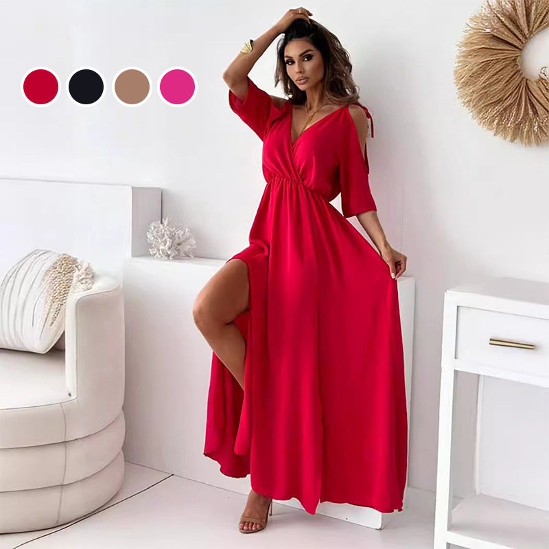 Noor - Side Split Dress