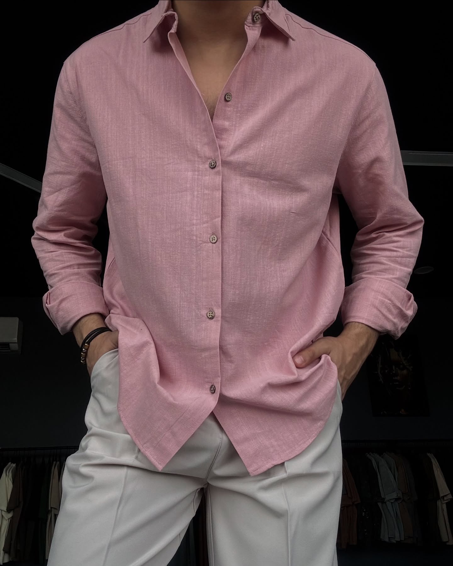 Nicolás – Premium Cotton-Linen Shirt
