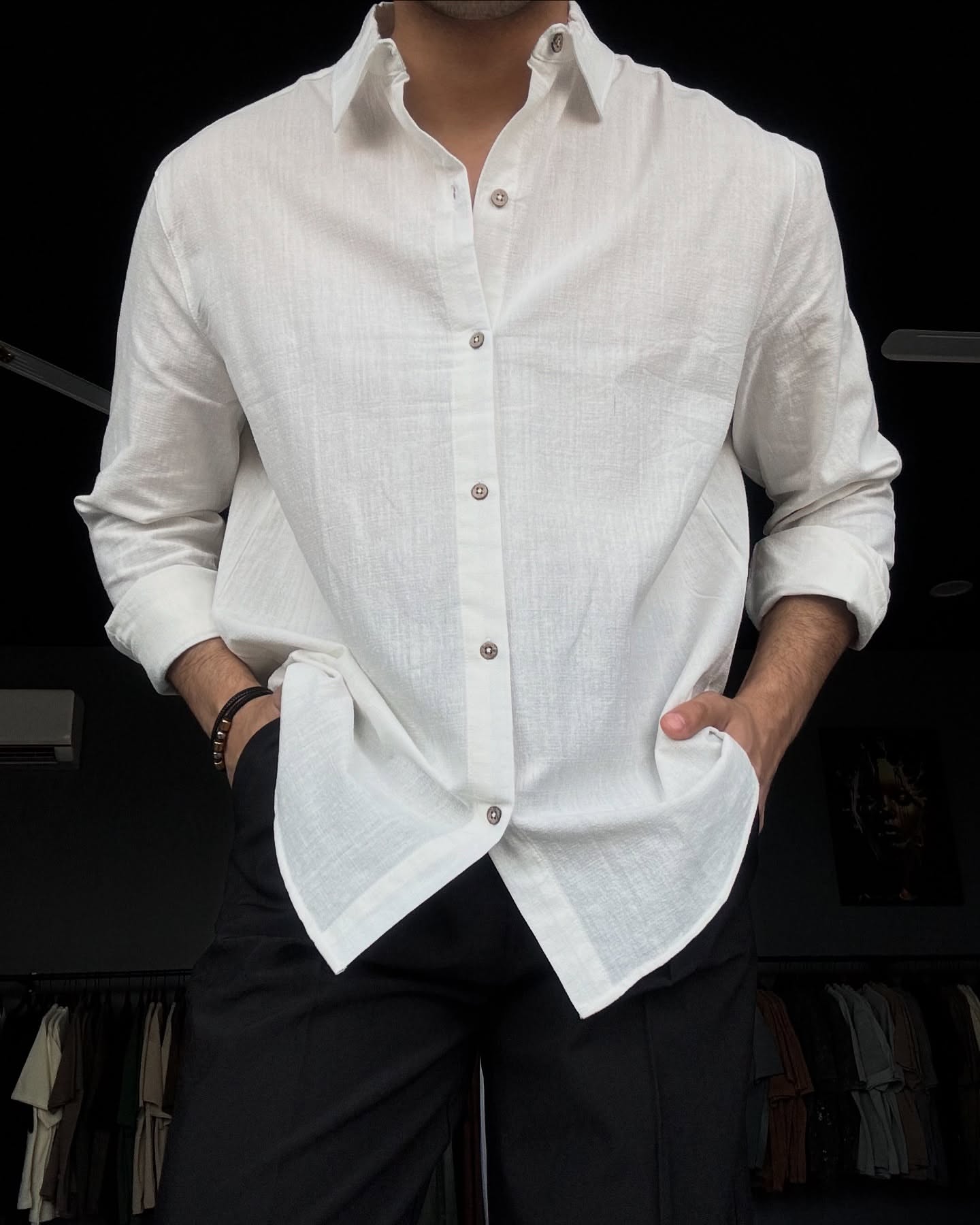 Nicolás – Premium Cotton-Linen Shirt