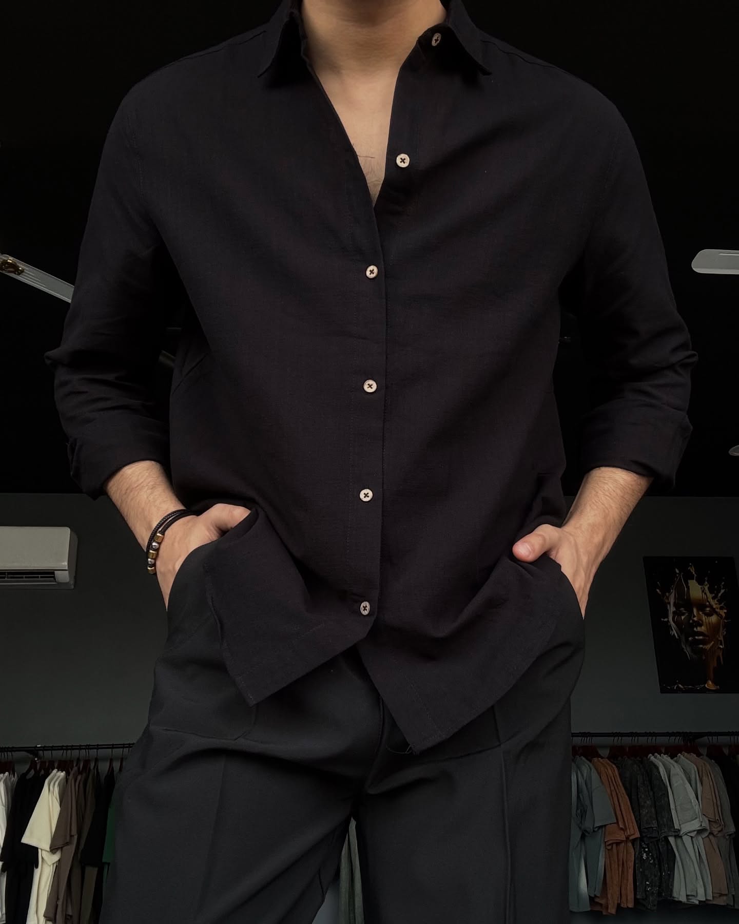 Nicolás – Premium Cotton-Linen Shirt