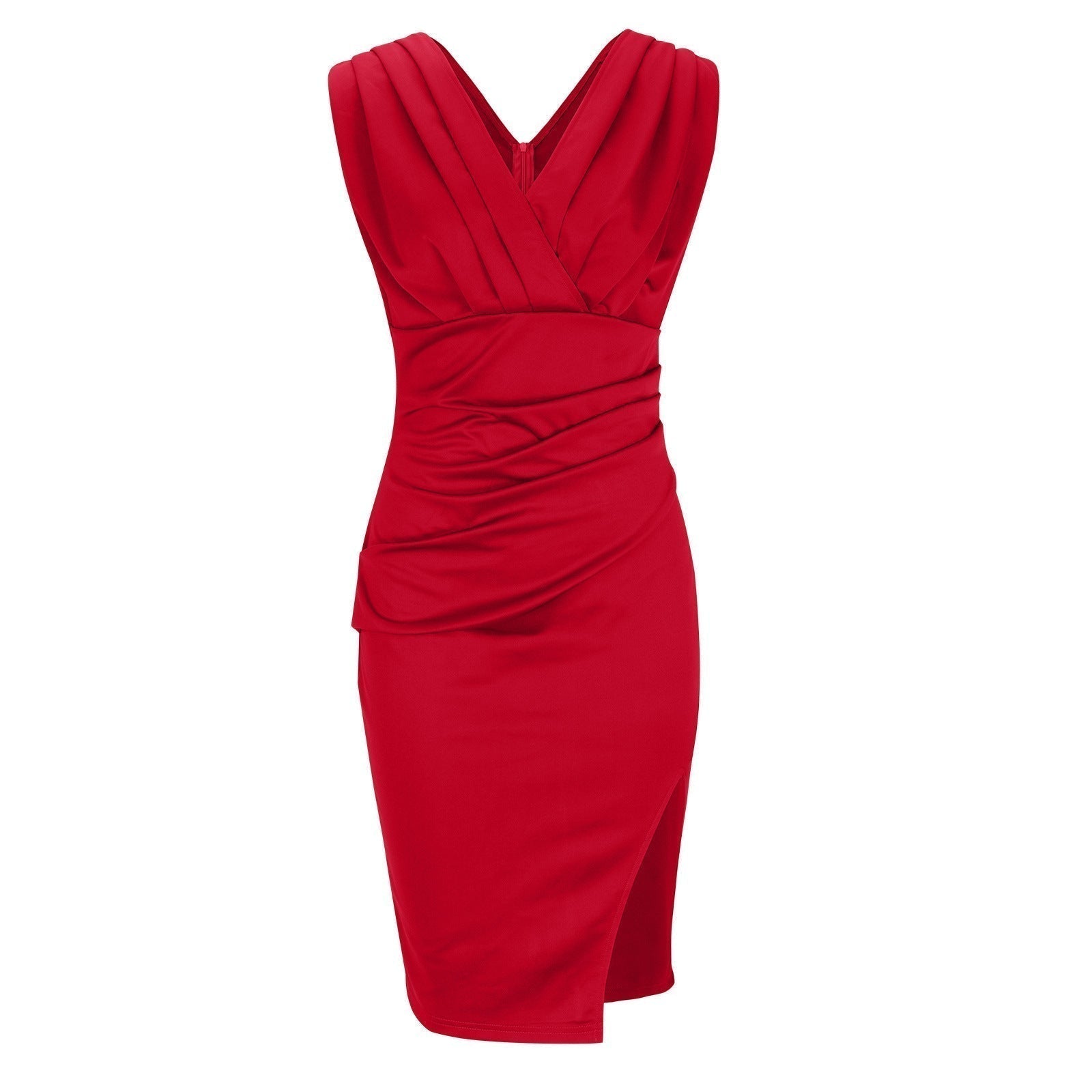 Fresia – Fitted V-Neck Dress