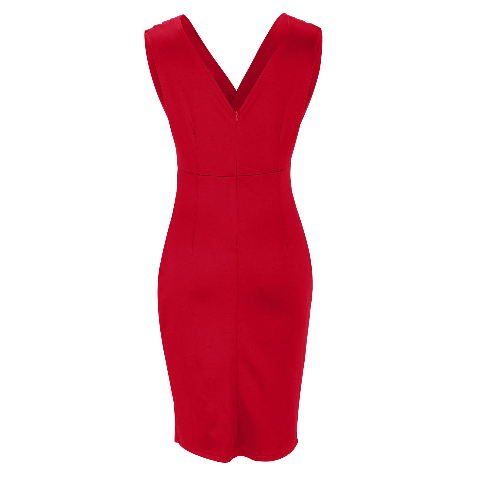 Fresia – Fitted V-Neck Dress