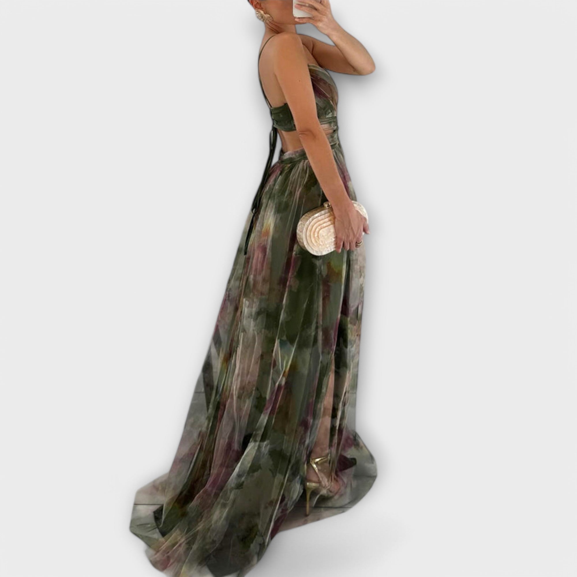 Alma – Abito Maxi Plissettato