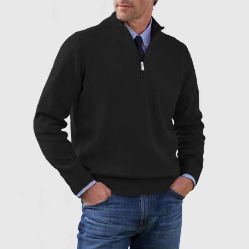 Alden - Stand Collar Sweater
